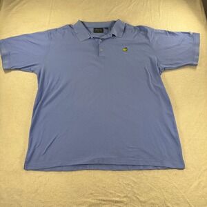 Masters Collection Polo Shirt Mens XXL Blue Pima Cotton Mercerized Golf Core